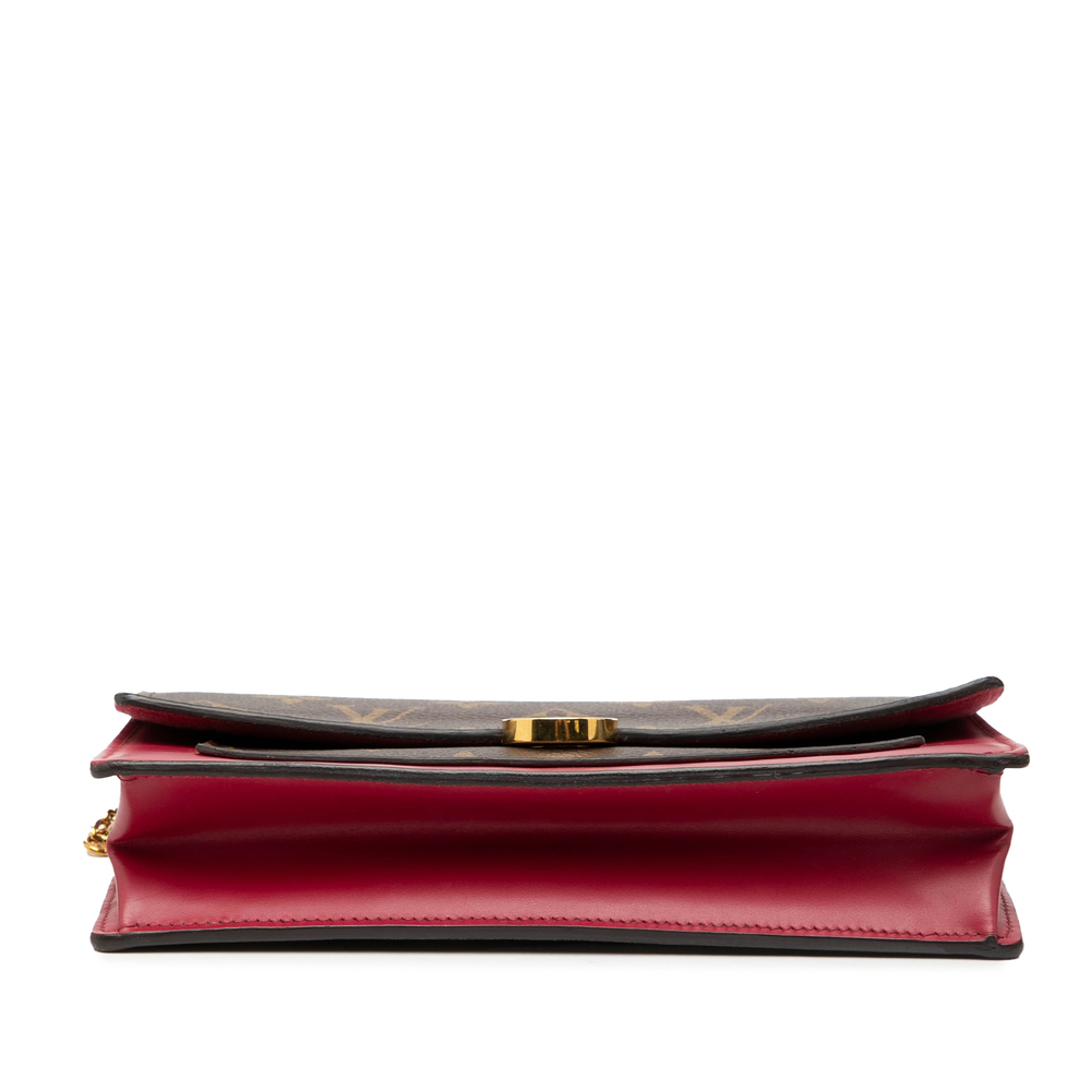 Pre-Loved Louis Vuitton Monogram Flore Wallet On Chain - Picture 3 of 6